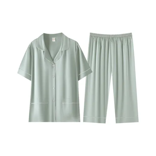 WUSE Зеленый Женские Пижамные Комплекты