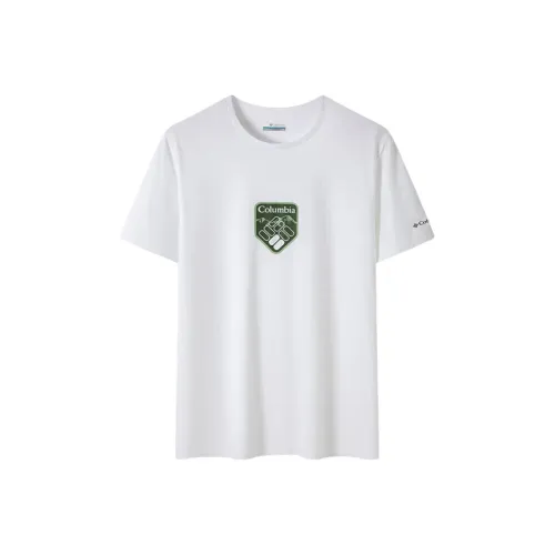 Columbia Белый 112 Мужская T-Рубашка