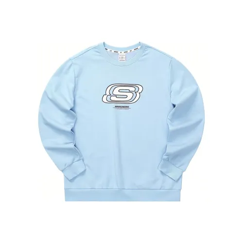 Skechers COLORFUL Воздушный голубой/01CQ Унисекс Свитшоты