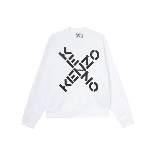 KENZO Letter Logo Свитшот Мужской Белый