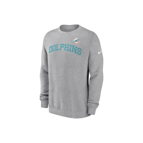 nike NFL Miami Dolphins Club T-Shirt Мужская Серый Heather