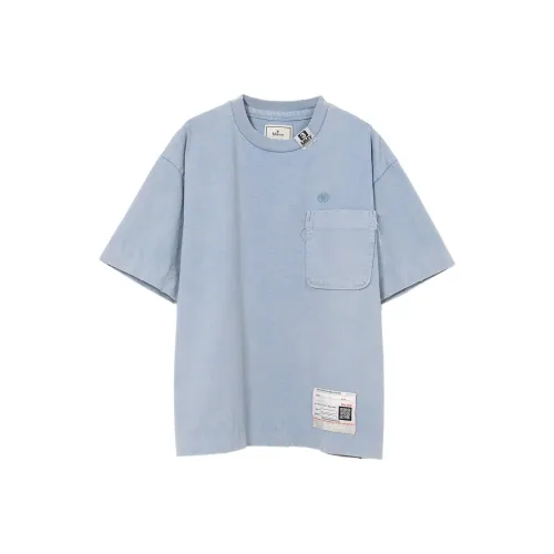 Maison Mihara Yasuhiro Синий Мужской T-Рубашки
