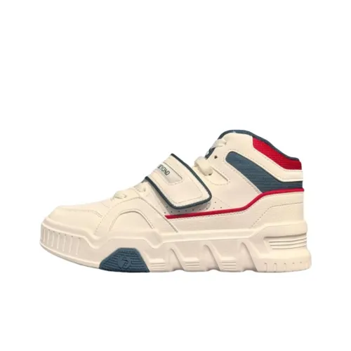 361° Термический Износостойкий Легкий Высокий Топ Скейтборд Кроссовки Мужские Белый Синий