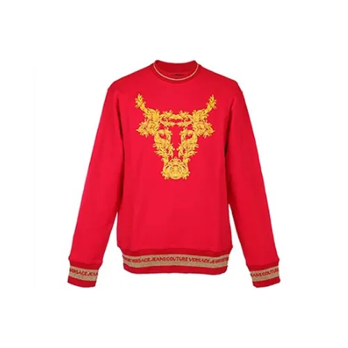 VERSACE JEANS COUTURE SS21 Толстовка Мужской Красный