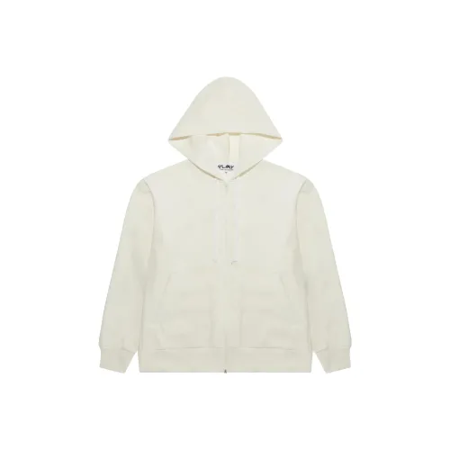 CDG Play CDGPlay X THE ARTIST INVADER Co Branded SERIES Белый Унисекс Свитшоты