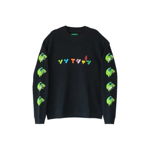 Corade x Dragon Круглый вырез Стандартный Свитшот Унисекс