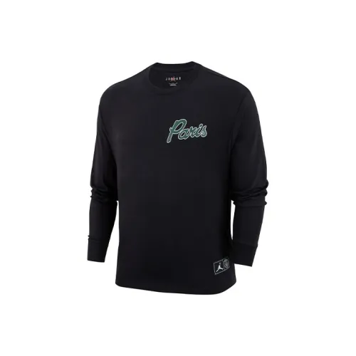 JORDAN× PSG Черный Мужской Свитшот