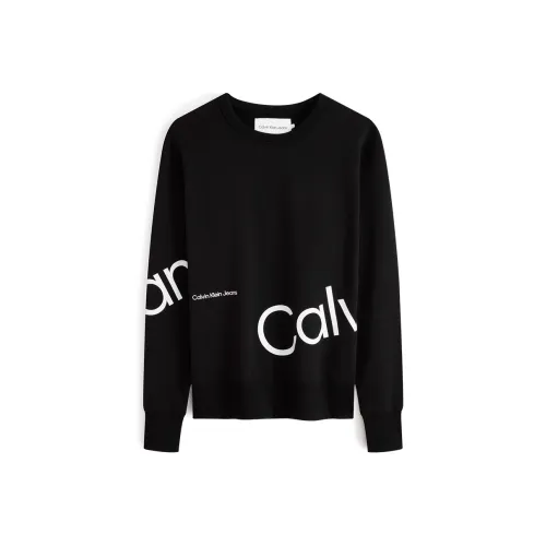 Calvin Klein Космический черный Унисекс Свитшоты