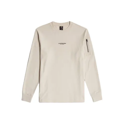 STAR Натуральная Белая Мужская T-Рубашка