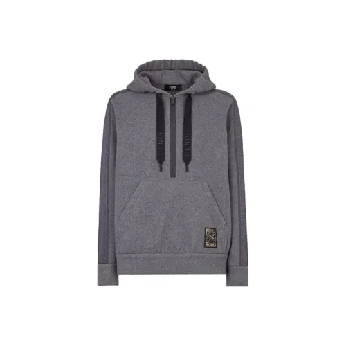 FENDI Серый Мужской Свитшот