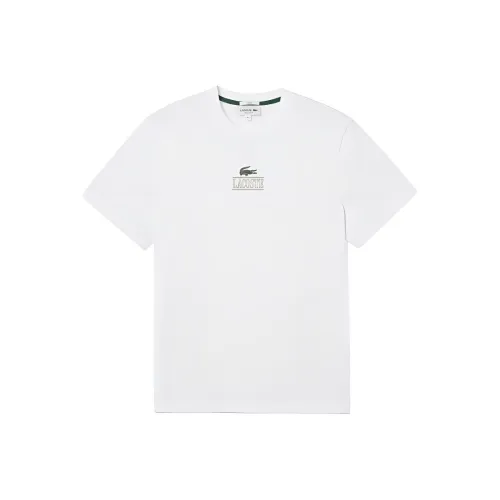 LACOSTE Collaboration 001/Белый Мужская T-Рубашка