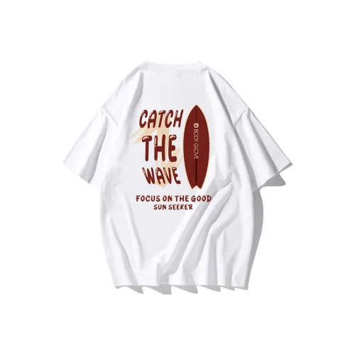 BODY GLOVE Рукав с оборванным плечом T-рубашка Унисекс