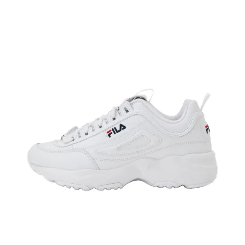 FILA FUSION Disruptor 2 Low Топ Толстоподошвенные кроссовки Женские Белые