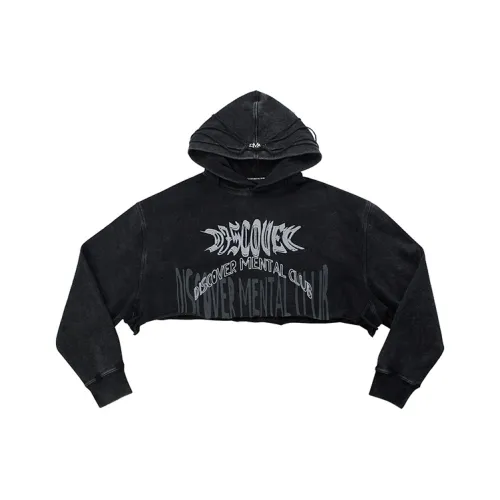 Discover Mental Club Темно-серый Унисекс Свитшоты