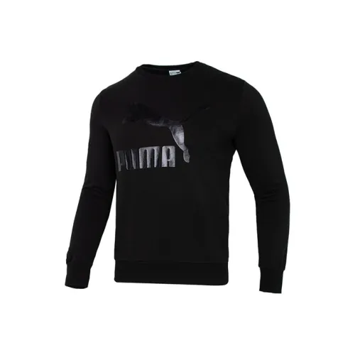 PUMA CLASSICS Мужские Черные Свитшоты