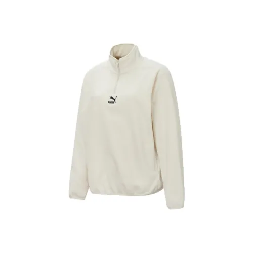 PUMA CLASSICS Айвори Мужские Свитшоты