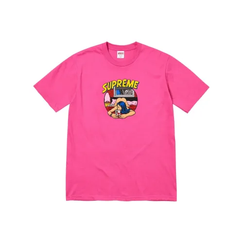 Supreme WEEK1 Спальня Tee T-рубашка Унисекс