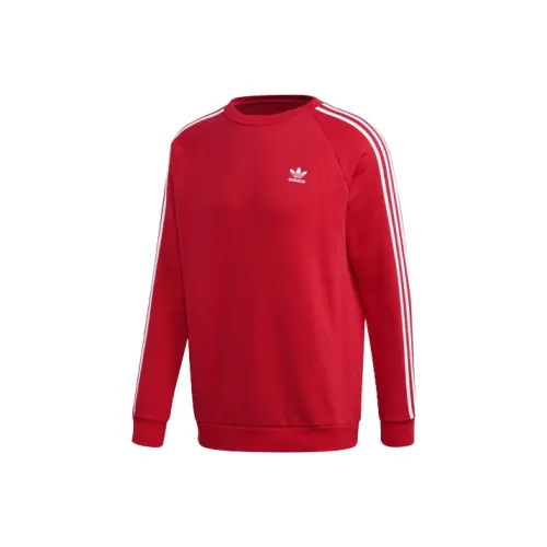 Adidas Originals 20SS 3ST CREW Red Men's Sweatshirts