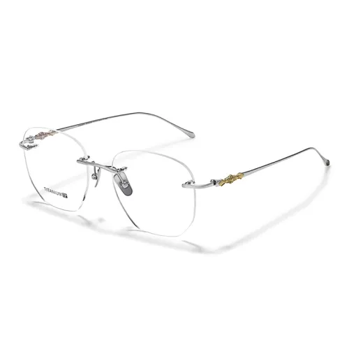 Sagawa Титан Нерегулярная форма Оправы для очков Унисекс