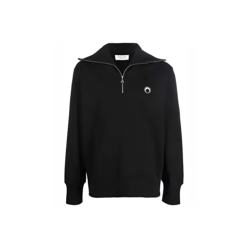 Marine Serre Черные Мужские Свитшоты