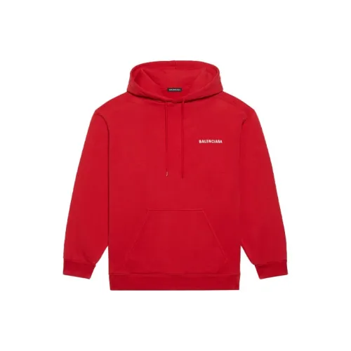 Balenciaga Red Men's Sweatshirts Баленсиага Красный Мужские Толстовки