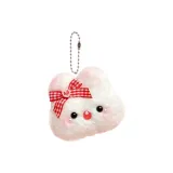 Пищащий румяна кролик [красный бант]