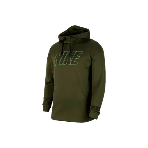 Nike Армейский зеленый Мужской Свитшот