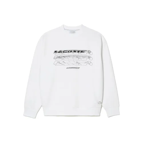 LACOSTE Collaboration Белый Мужской Свитшот