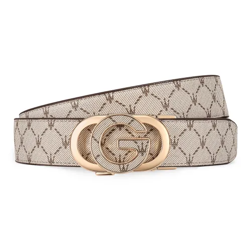 Maserati PVC с ремнями из коровьей кожи мужской абрикос ширина корпуса 3,55 см