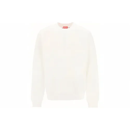 DIESEL Белый Мужской Свитшот