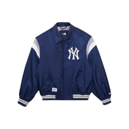 New Era SS25 Бейсбольная куртка Унисекс Темно-синий