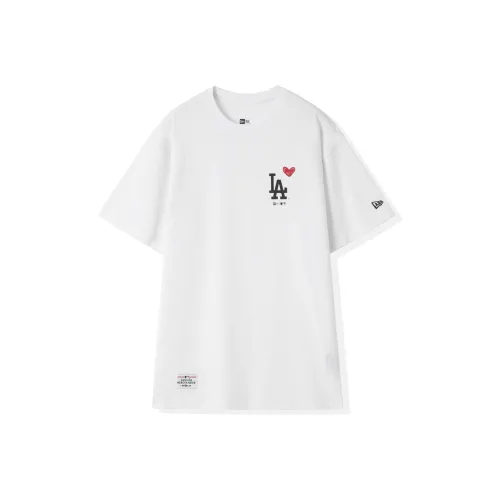 New Era Белый Унисекс Футболка