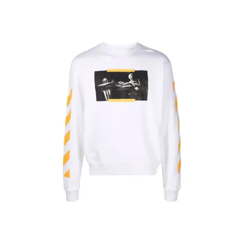 Off Белый FW21 Белый Мужские Толстовки