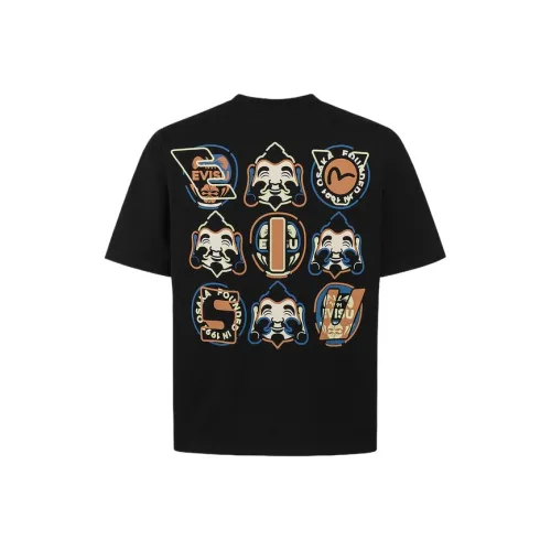EVISU Мужские черные футболки