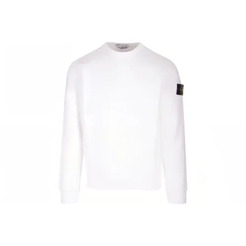 STONE ISLAND Белый Мужские Свитшоты