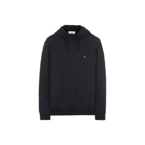 STONE ISLAND Черные Мужские Свитшоты