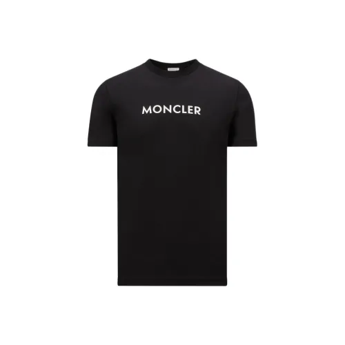 MONCLER Мужские черные T-рубашки