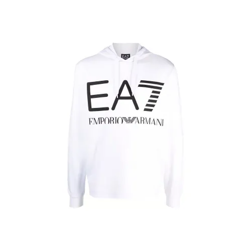EMPORIO ARMANI EA7 Толстовка Мужской Белый