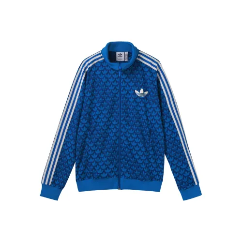 adidas originals ADICOLOR 70S MONOGRAM TRACK Синий Мужские Свитшоты