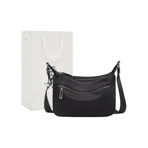 Old Man's Head Сумка через плечо из ткани женская черная