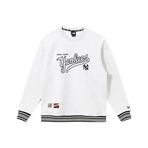 New Era Белый Черный Узор Унисекс Свитшоты