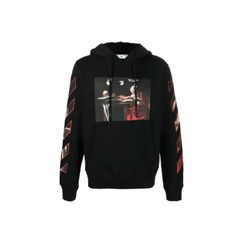 Off Белый FW21 Черный Мужские Толстовки