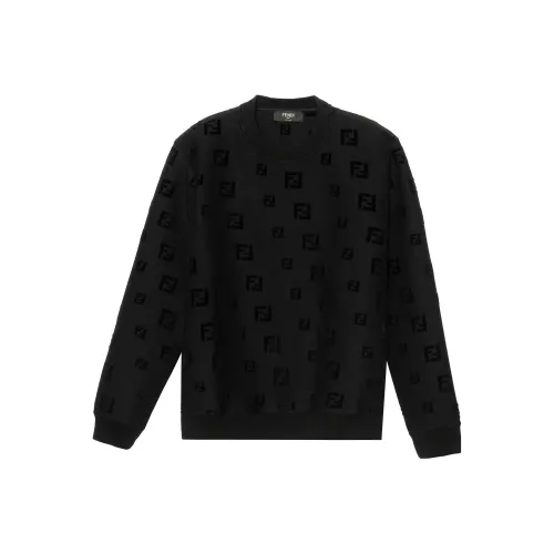 FENDI Черный Мужские Свитшоты