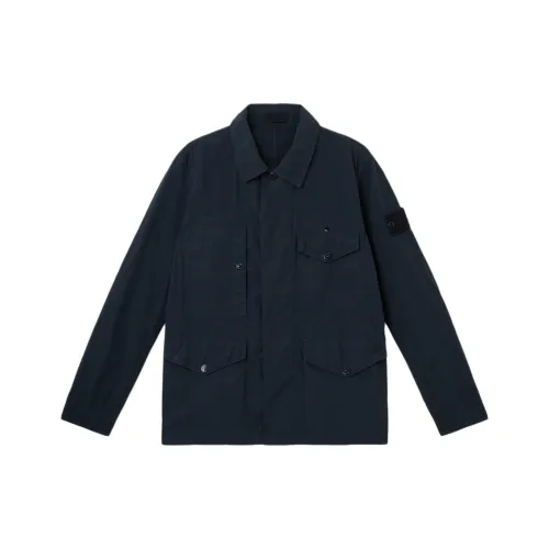 STONE ISLAND Куртки и Пальто Мужской Морской Синий