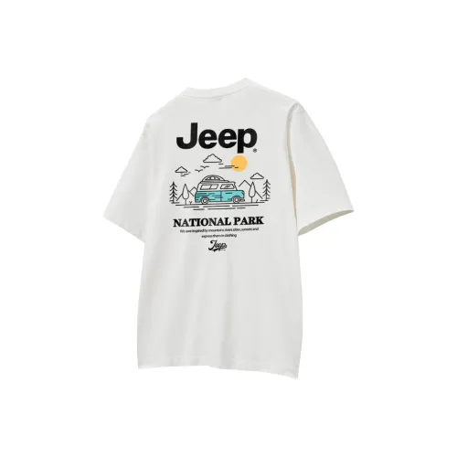 JEEP Лайфстайл Рукав с спущенным плечом T-рубашка Унисекс