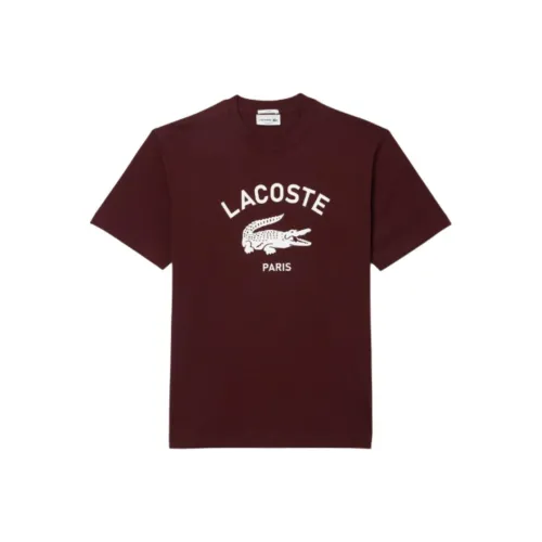 LACOSTE Бордо Мужская T-рубашка