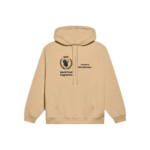 Balenciaga x WFP Свитшот Свободного кроя Мужской Коричневый