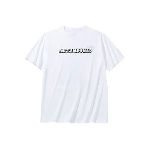 ANTA Life Collection T-Shirt Мужская Снежно-Белая