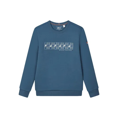 FILA Звезда Path Синий Мужской Свитшот