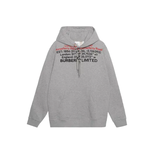 Burberry Свитшот Мужской Светлый Фотиния Серый